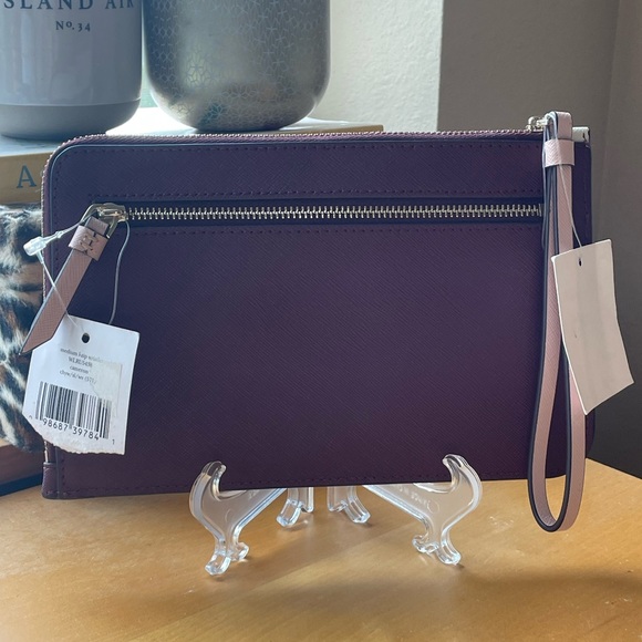 Kate Spade L-Zip Colorblock Wristlet NWT - Picture 3 of 10